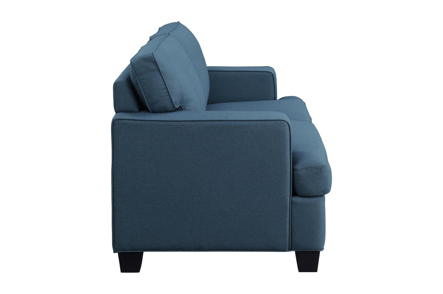 Side angle of sofa