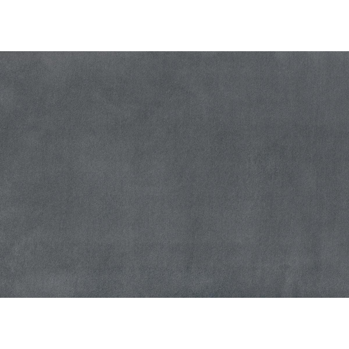 Rosalie fabric swatch detail in dark gray velvet