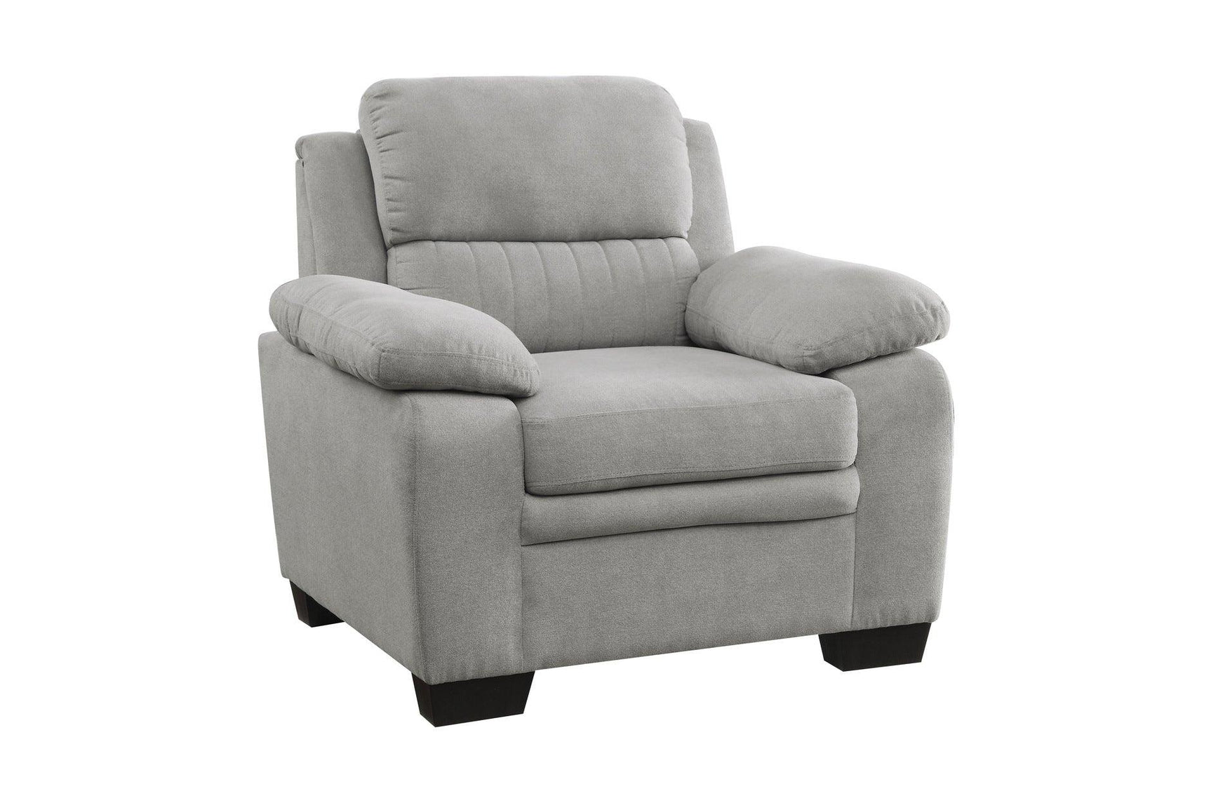 Side view showing sofa design and legs