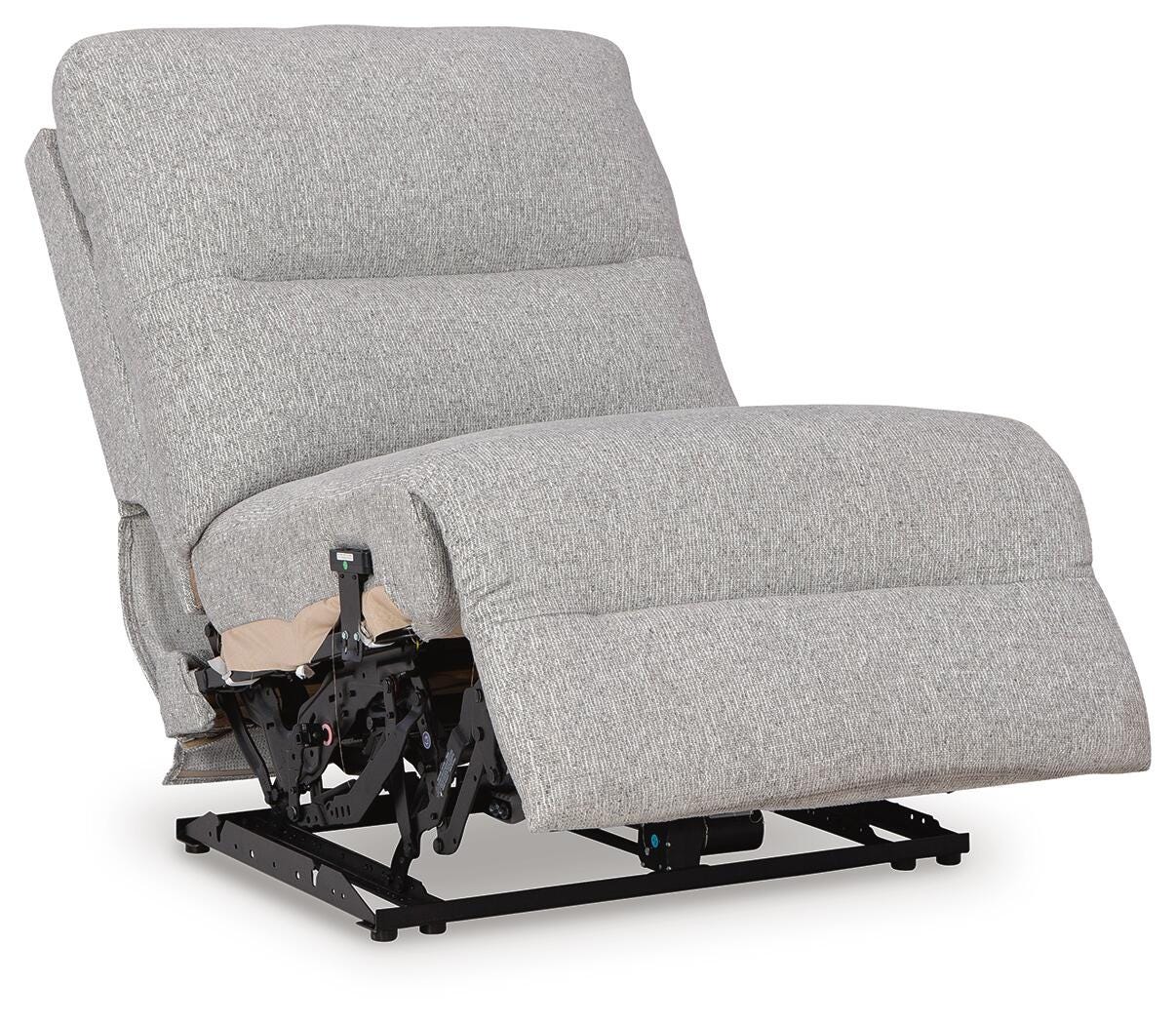 Acklen Place Pewter 7-Piece Power Sectional Reclining Sofa with Storage Console - image 6