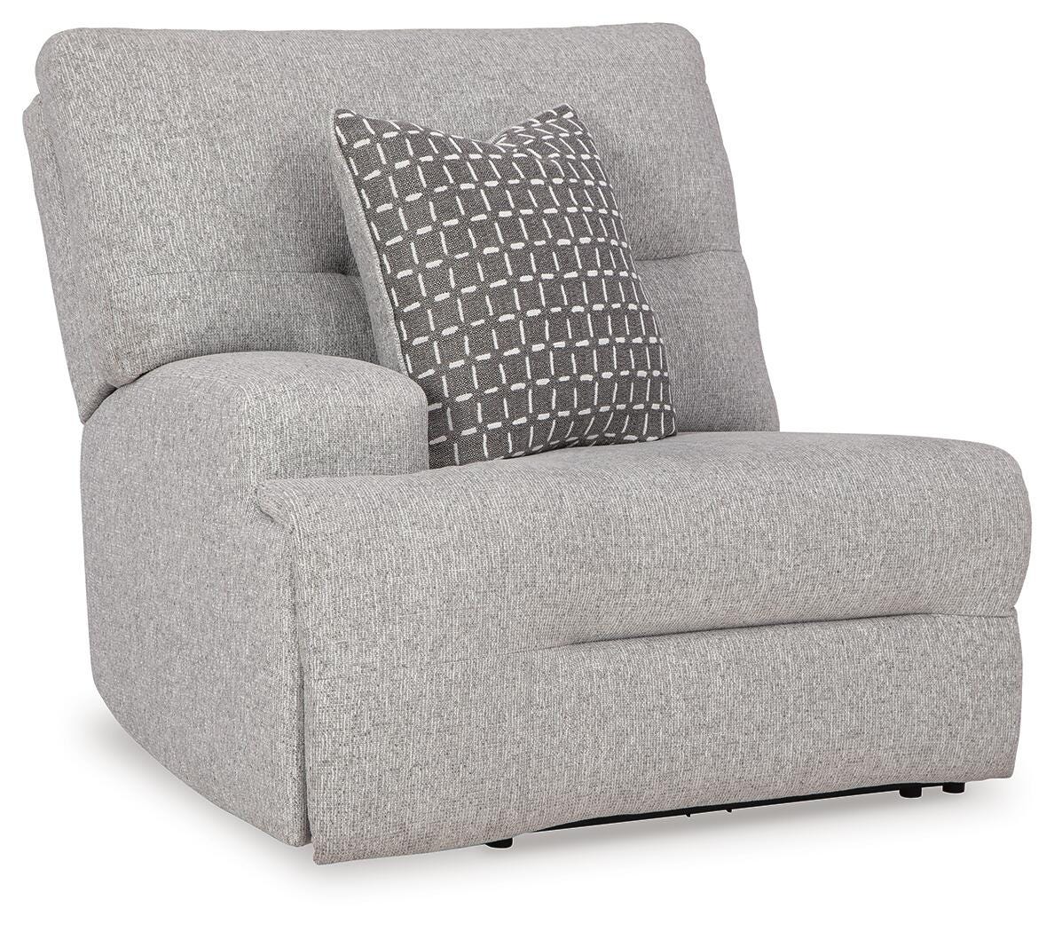 Acklen Place Pewter Performance Fabric,Next-Gen Nuvella™ 5-Piece Power Reclining Sectional - image 11