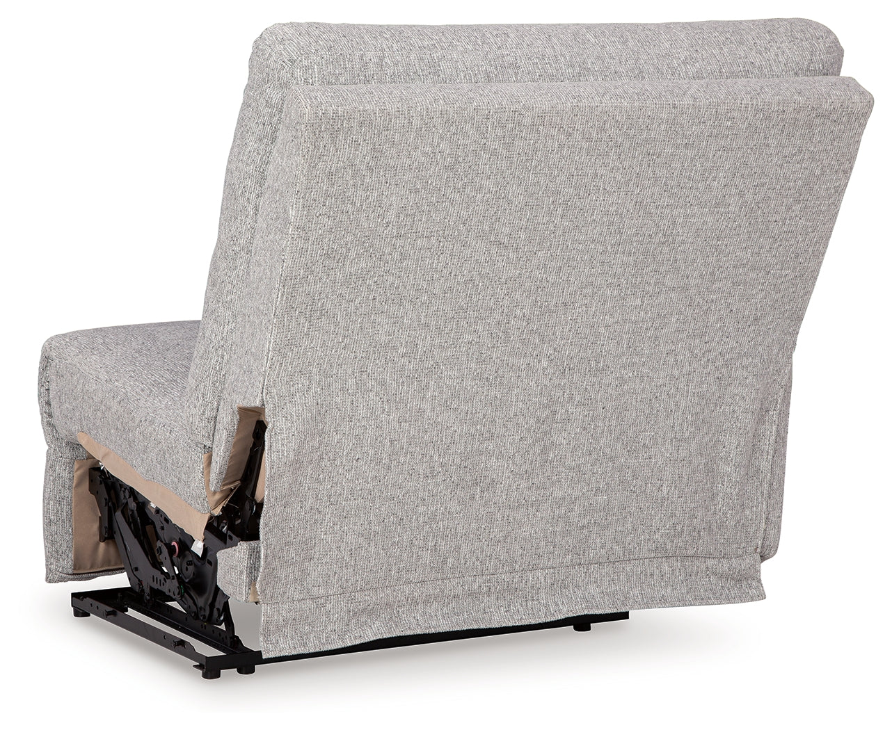 Acklen Place pewter 6-piece power reclining sectional front angle