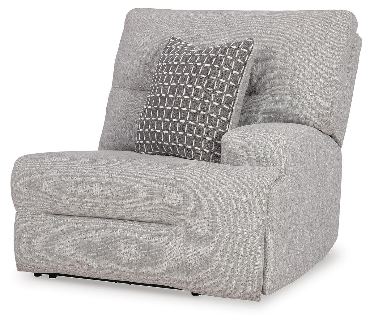 Acklen Place Pewter Performance Fabric,Next-Gen Nuvella™ 5-Piece Power Reclining Sectional - image 22