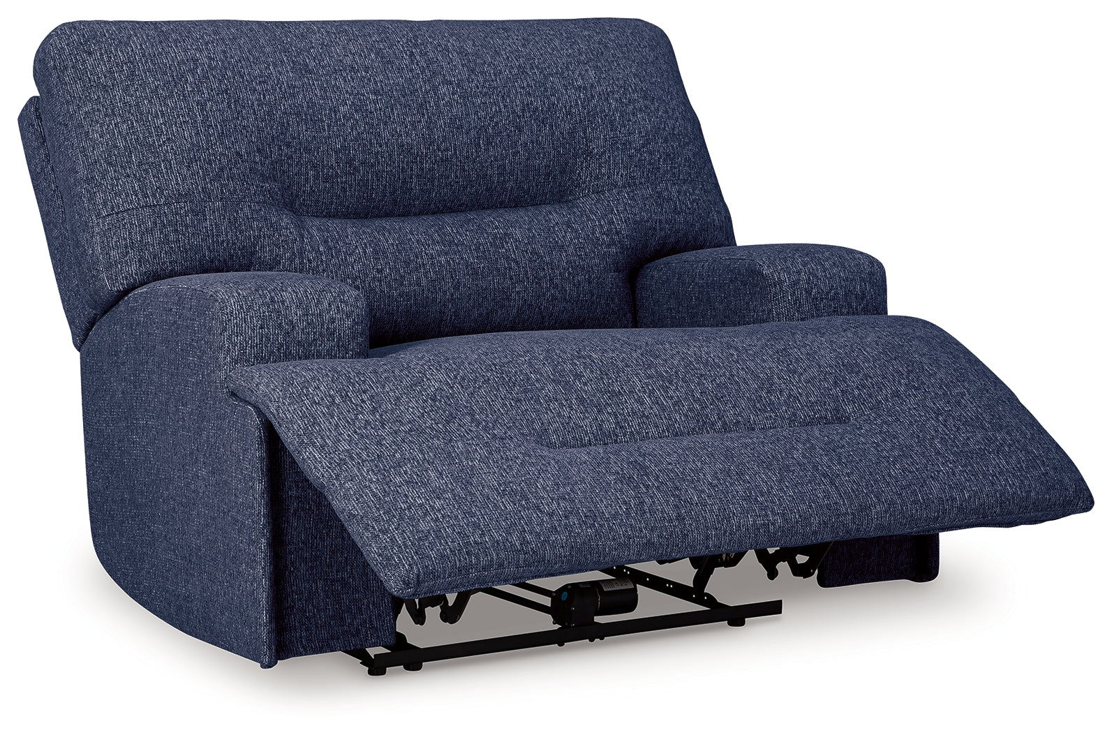 Acklen Place Oversized Navy Power Recliner main front view