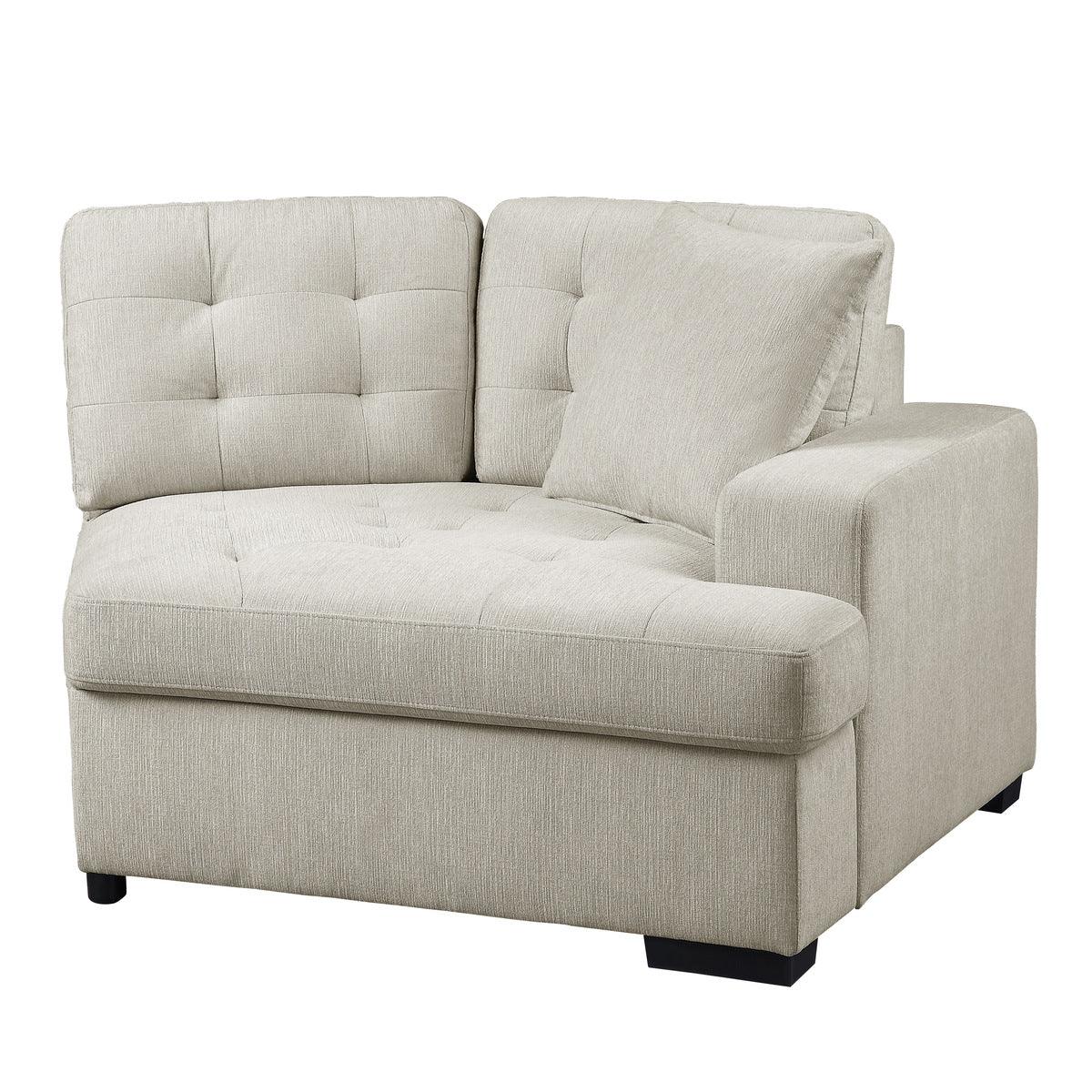 Close detail of sectional fabric texture