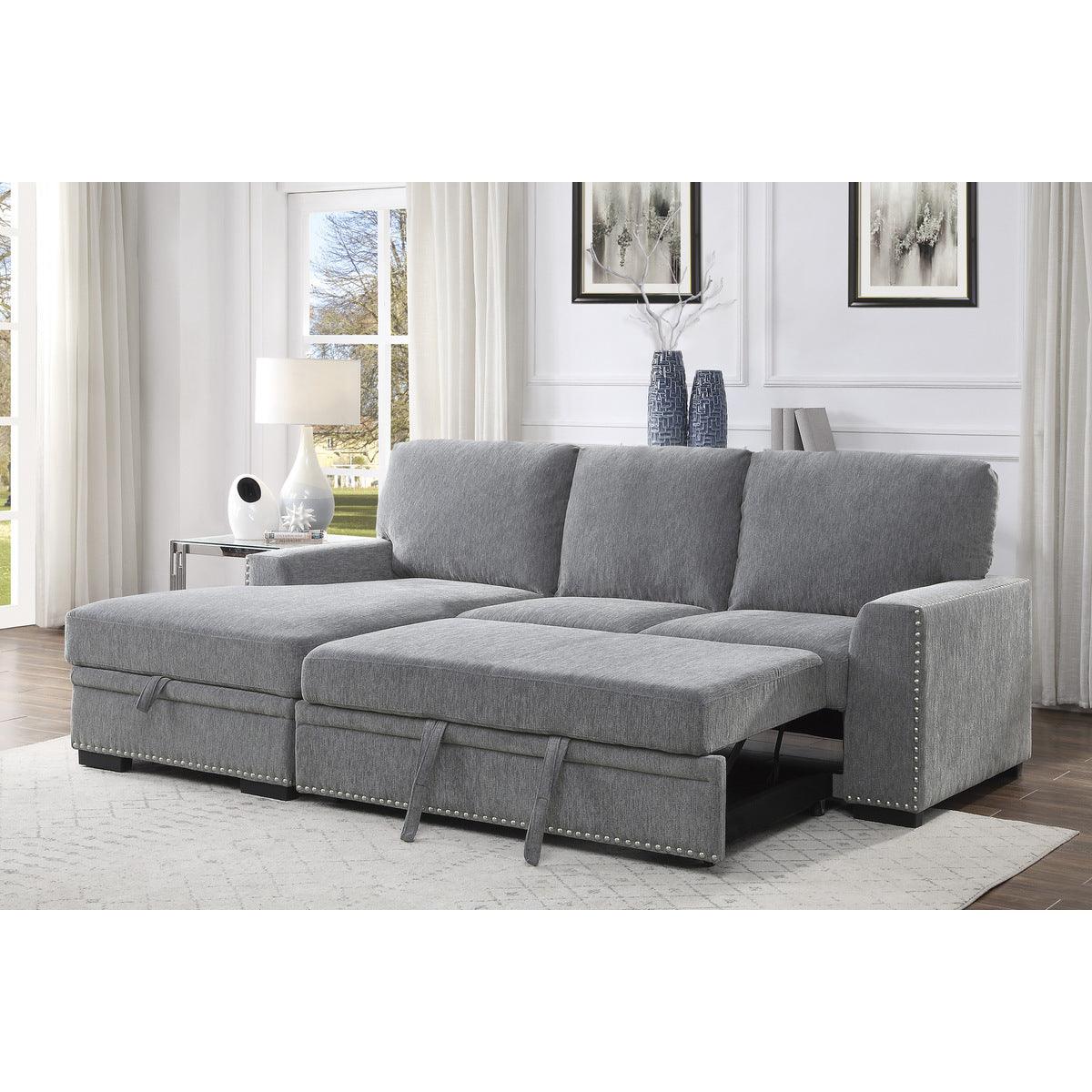 Room view featuring Morelia sectional sofa with pull-out bed