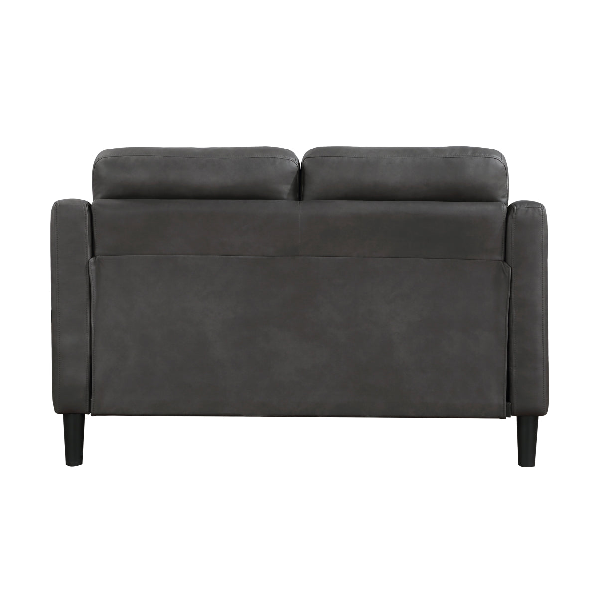 Mallory Gray Microfiber Loveseat