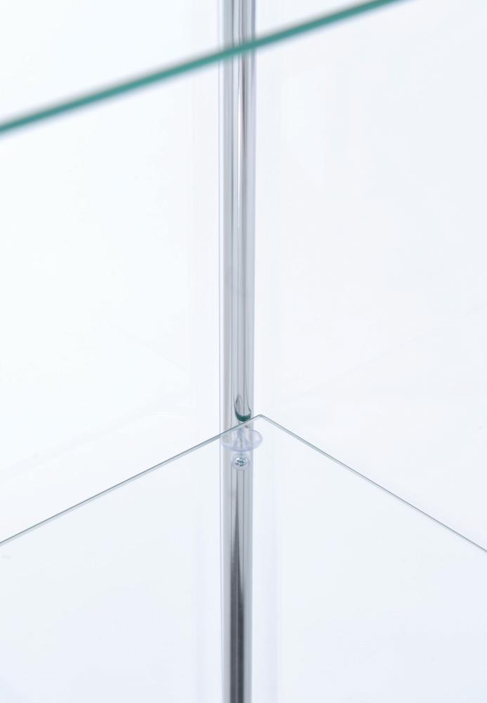 Bellatrix Curio Cabinet open door display showcasing shelving
