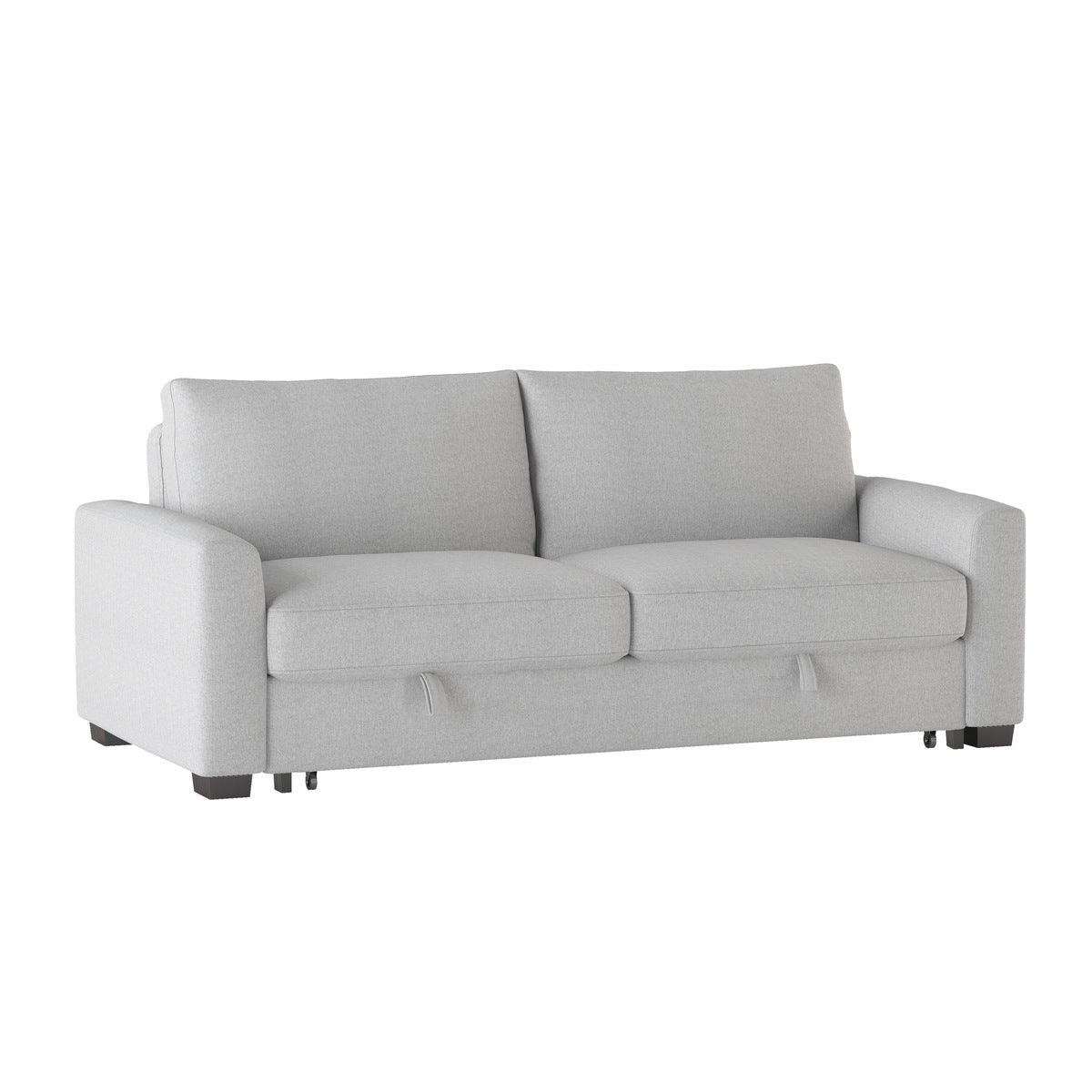 Price Light Gray Convertible Studio Sofa 3D main view
