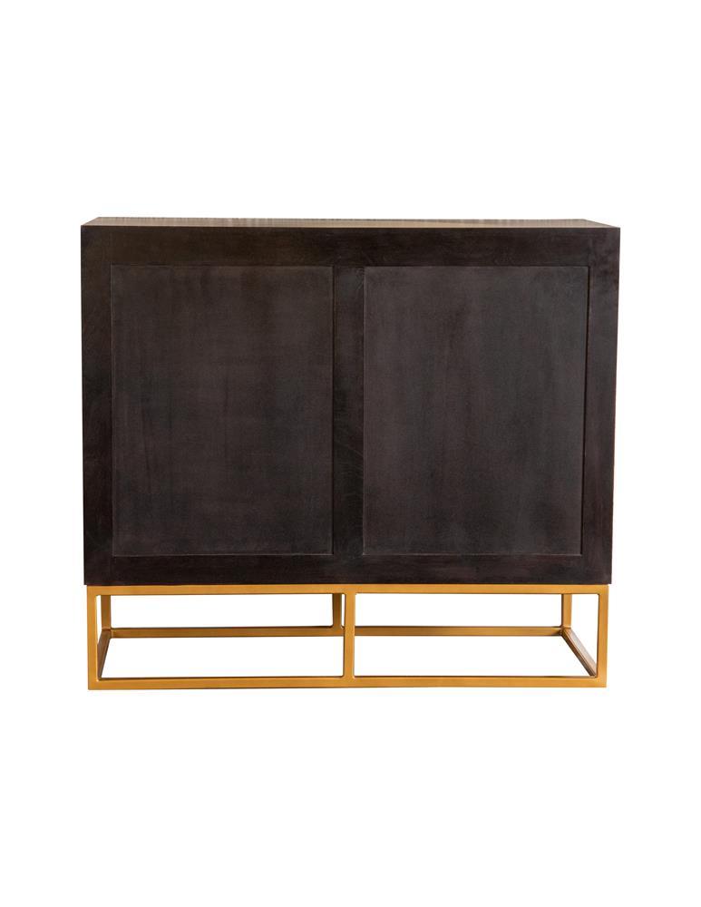 Interior view of Zara cabinet with adjustable shelf