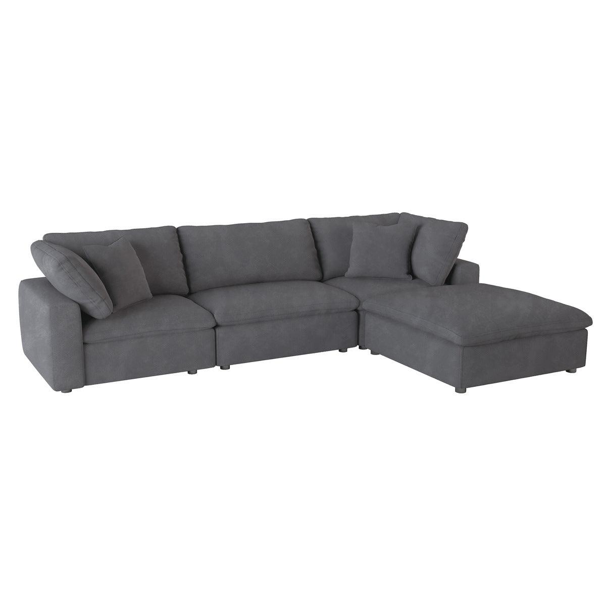 Ulrich Gray modular sectional sofa main front view