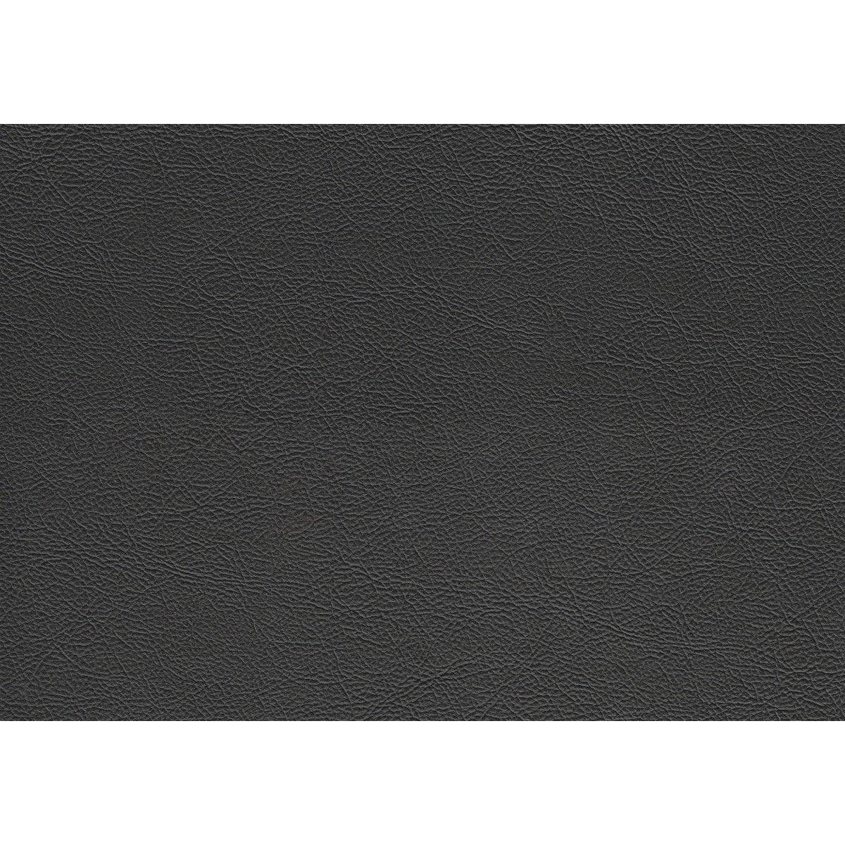 Swatch of gray breathable faux leather upholstery