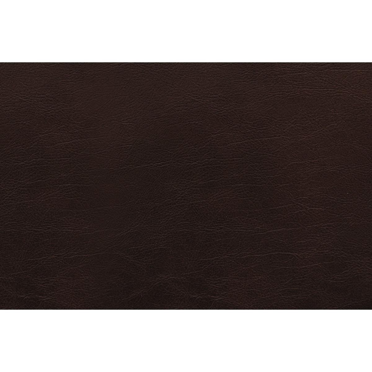 Center Hill Brown Faux Leather upholstery swatch