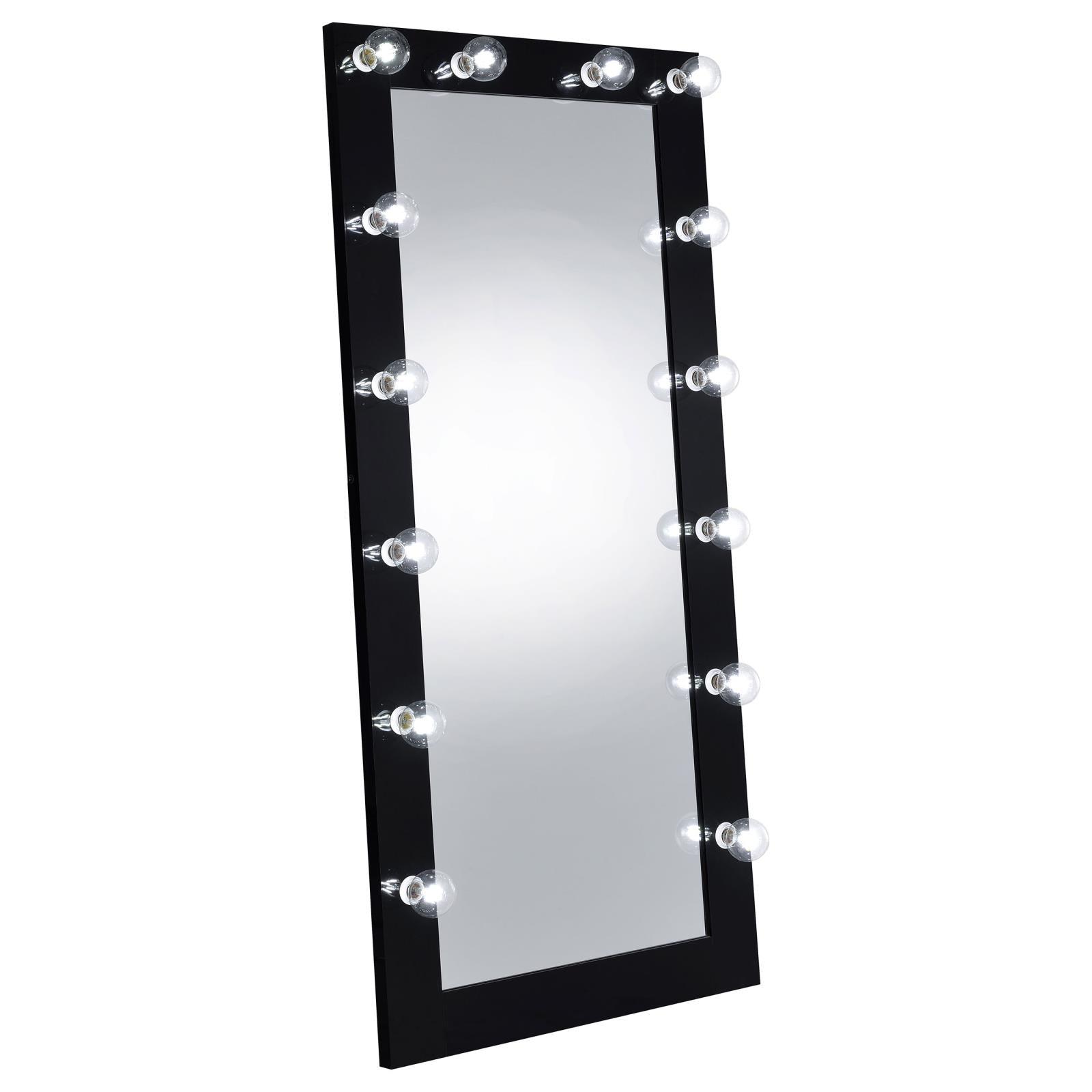 Zayan floor mirror showing LED lighting detail