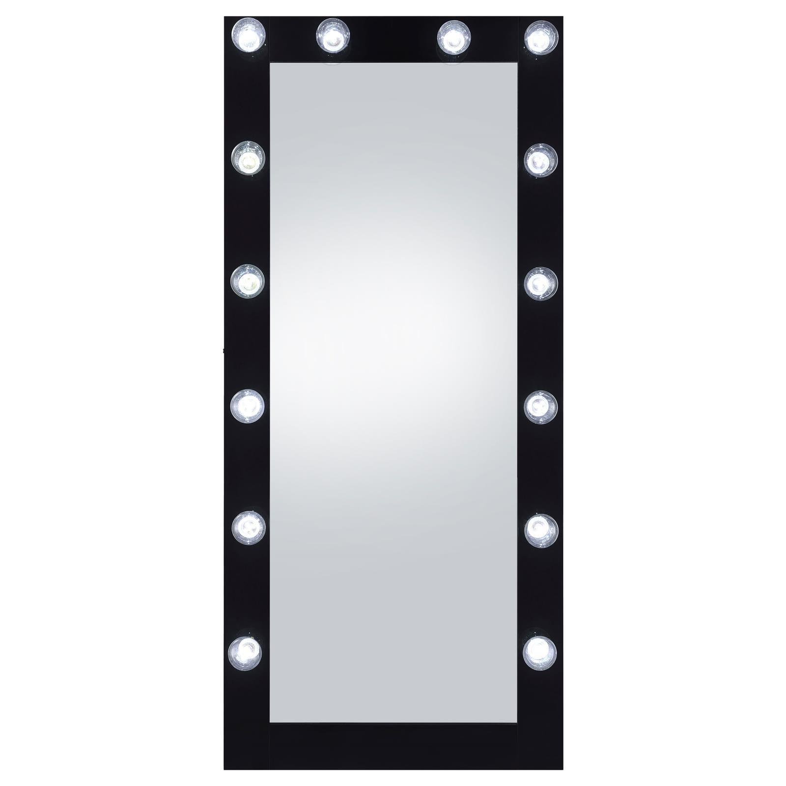 Zayan floor mirror reflective surface detail