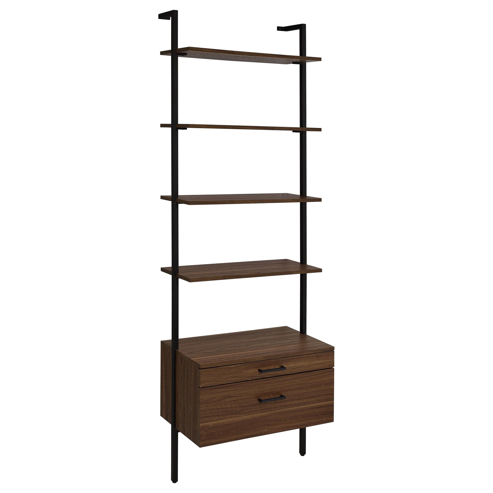 Close-up of drawer detail on Owens bookcase
