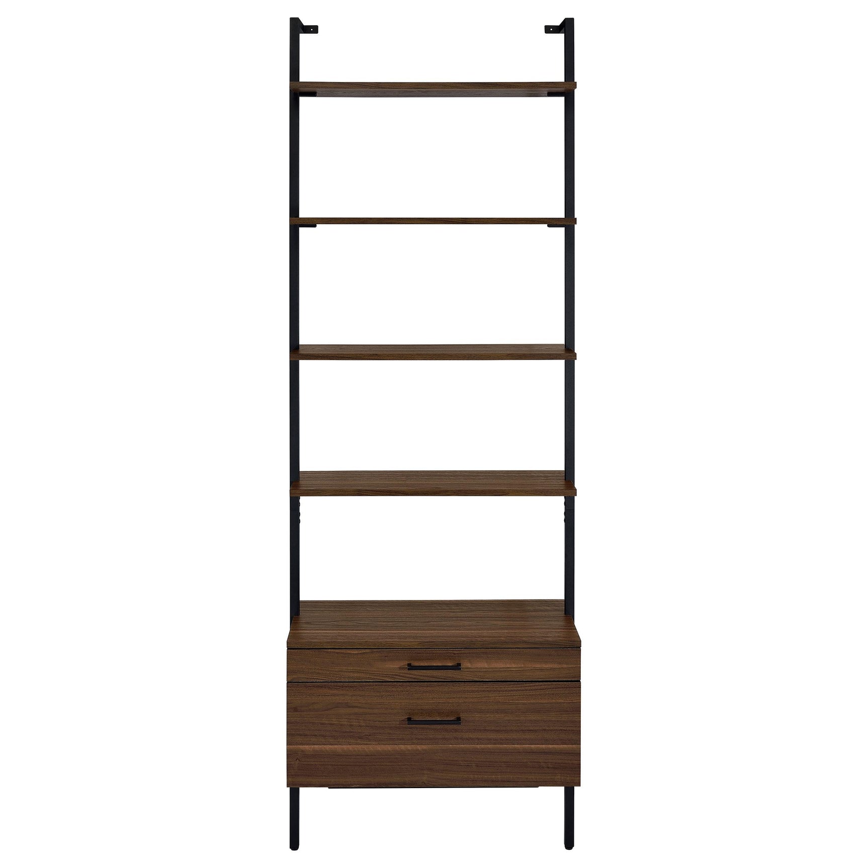 Owens 3-piece bookshelf showing open shelves with decor