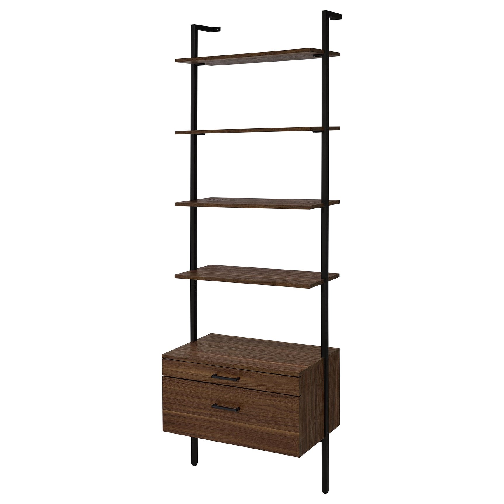Central bookcase with two drawers in Owens set