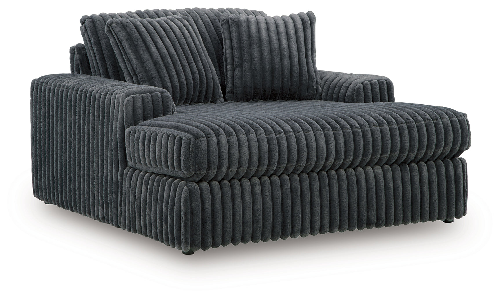 Midnight-Madness Oversized Chaise side view