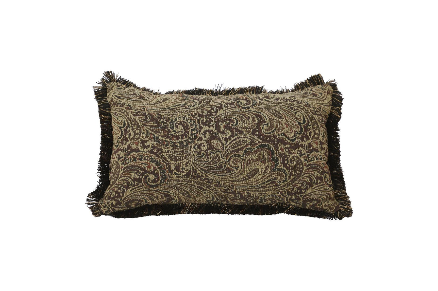 Side view of armrest and cushions on Croydon loveseat