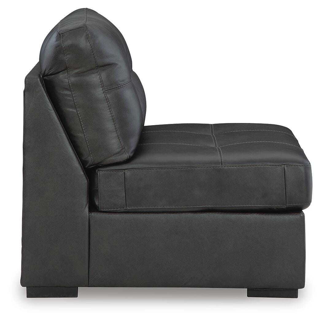 Brindley Fog Pier 3-Piece Sectional with Ottoman - image 5