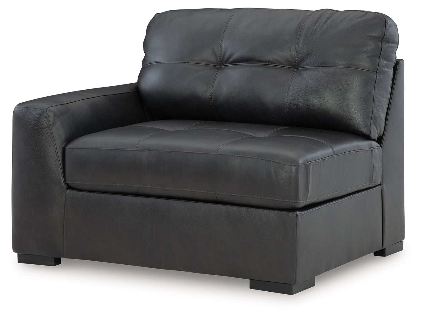Alternate angle of sofa and ottoman combination