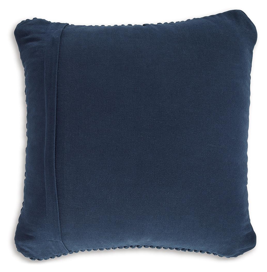 Renemore Blue Pillow side angle