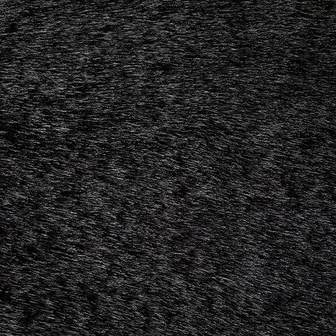 Gariland Black Faux Fur Pillow fabric swatch