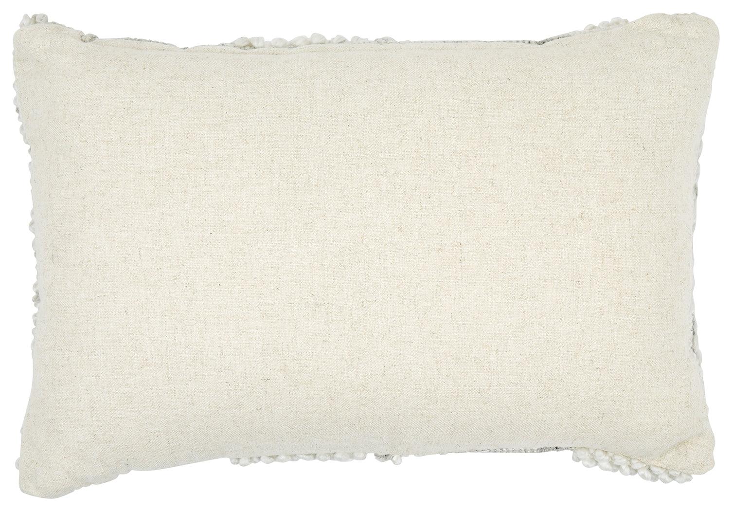 Close-up of Standon Pillow zipper closure