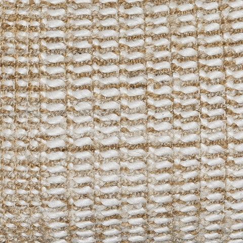 Hathby pillow fabric swatch in tan and white stripes