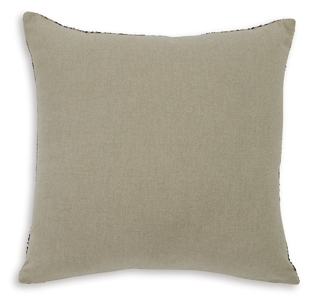 Jayner Multi-Color Chevron Accent Pillow fabric swatch close-up