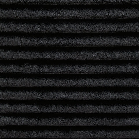 Close-up of fabric texture and brand label on Alsonwell Black Throw
