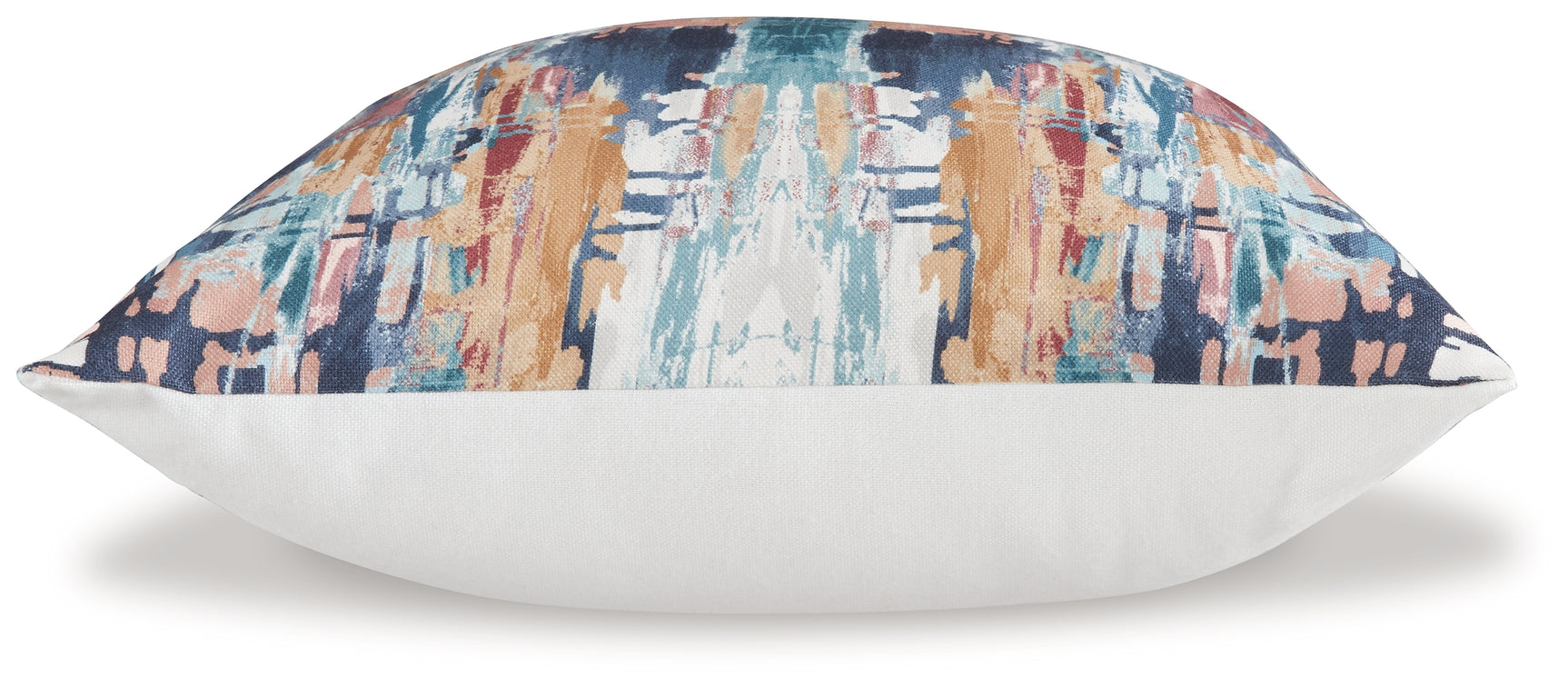 Kennick Pillow back view solid white reverse