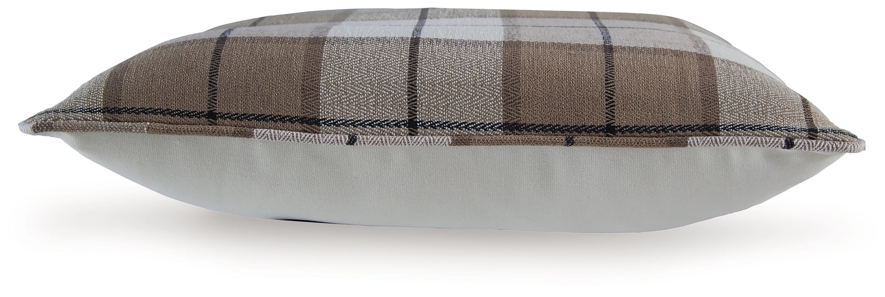 Godricton pillow brown black cream back view
