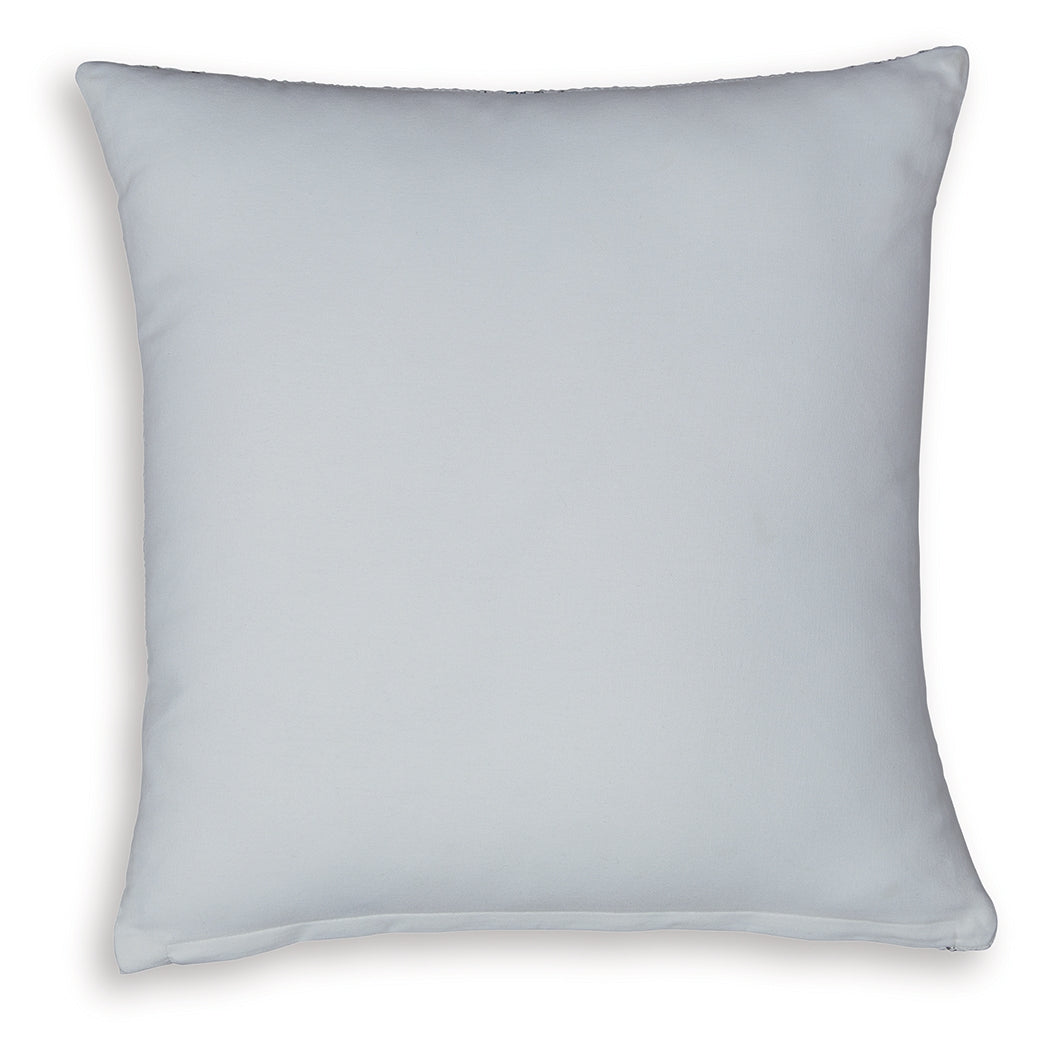 Paulmour floral accent pillow zipper closure detail