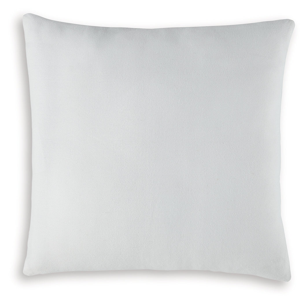 Elonwich Teal/White Pillow (Set of 4)