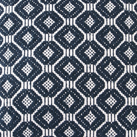 Fabric swatch for Abra Pillow black and ivory colors