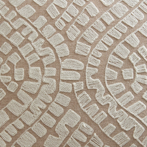 Beige and ivory color swatch for Cortlen pillow