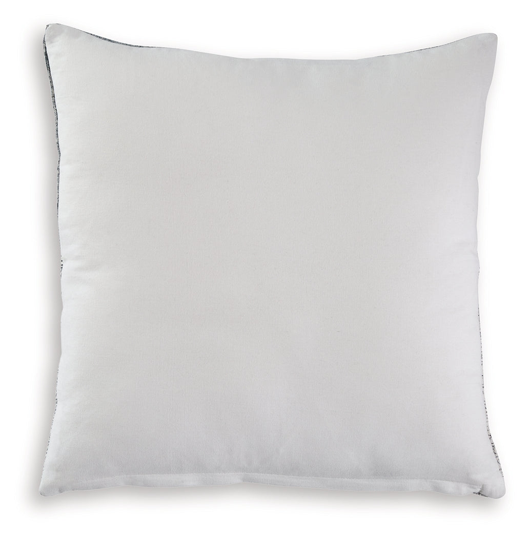 Close-up of zipper closure on Harperville pillow