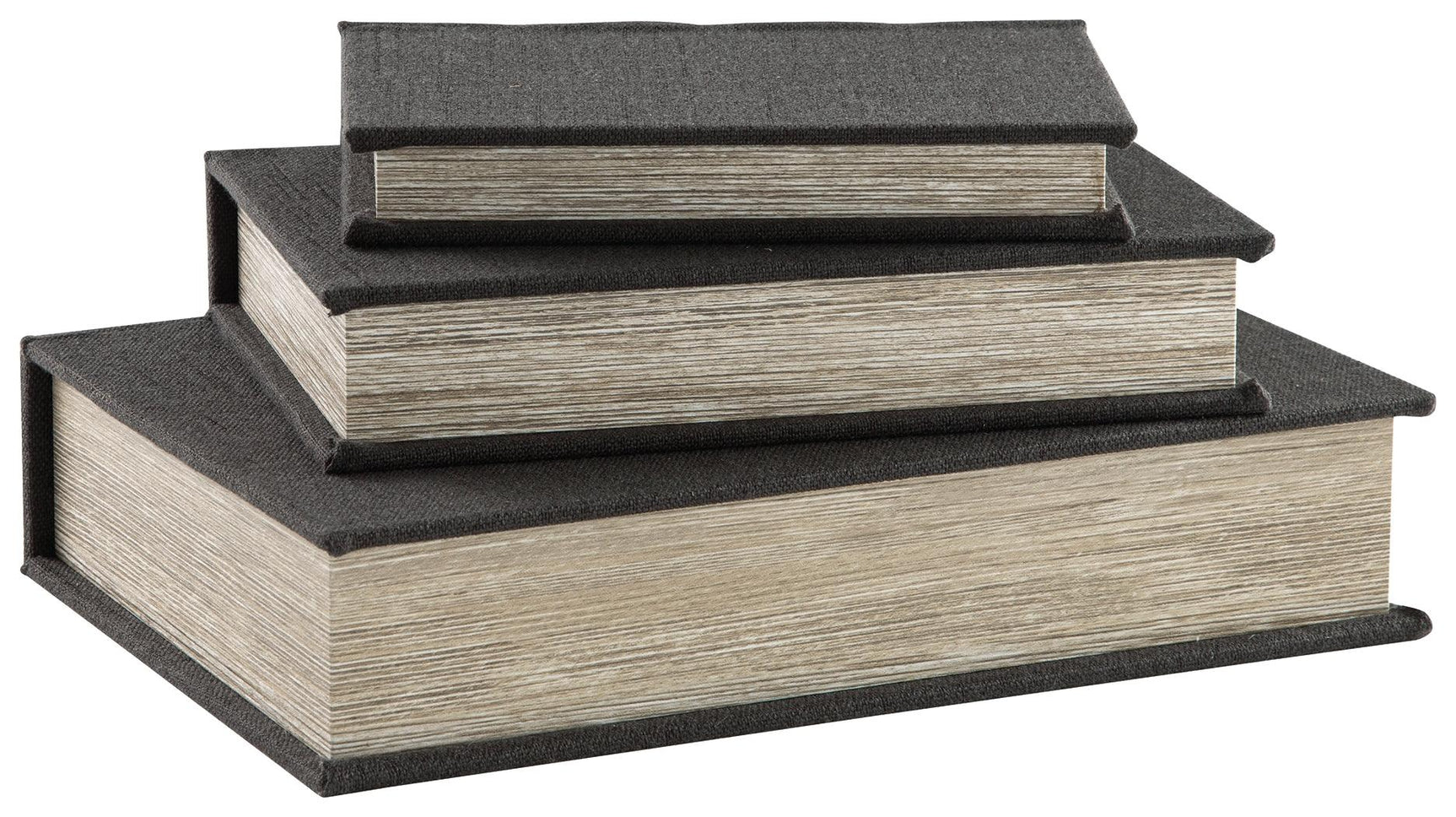 Jolina boxes stacked open showing velvet lining