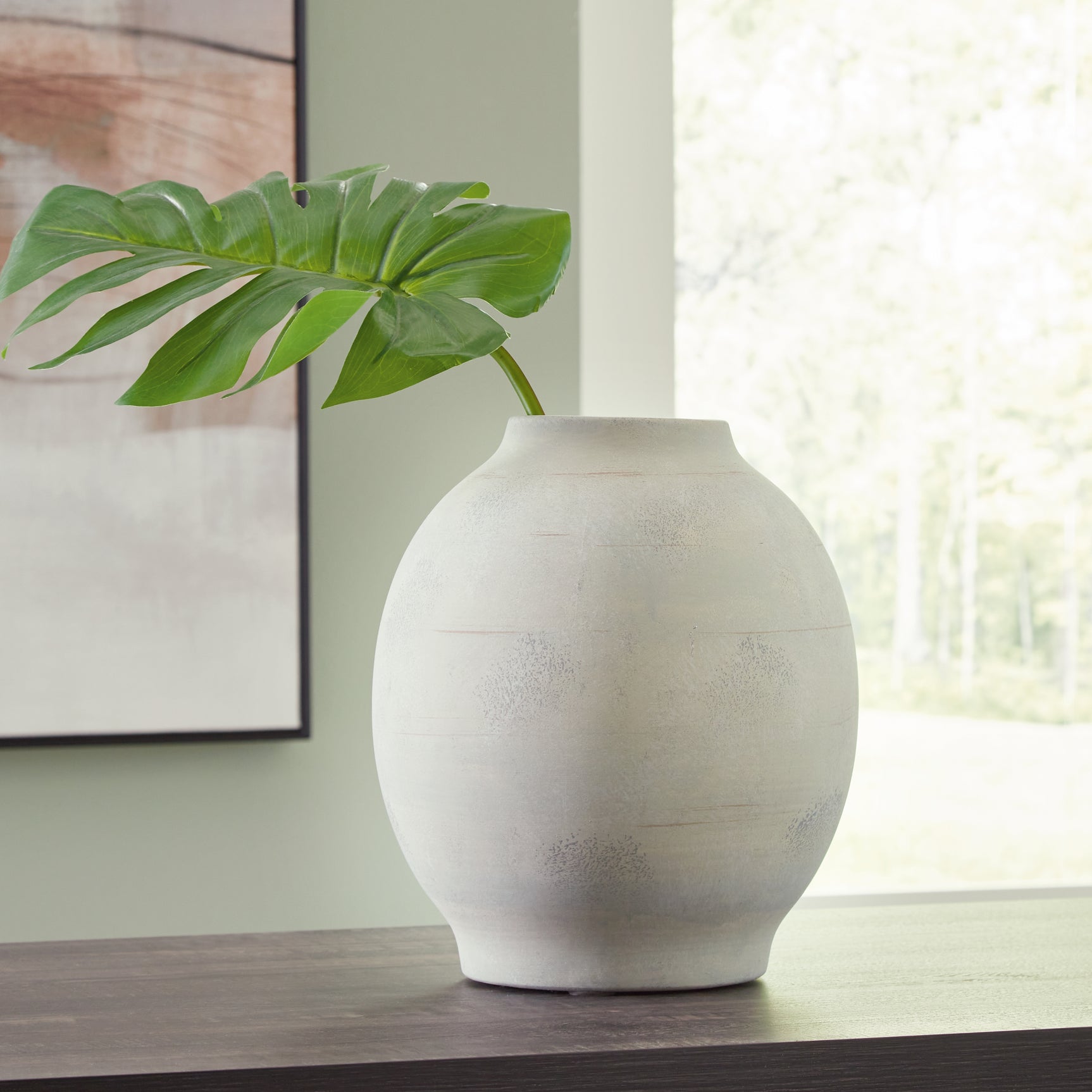 Clayson Collection vases in sage green color