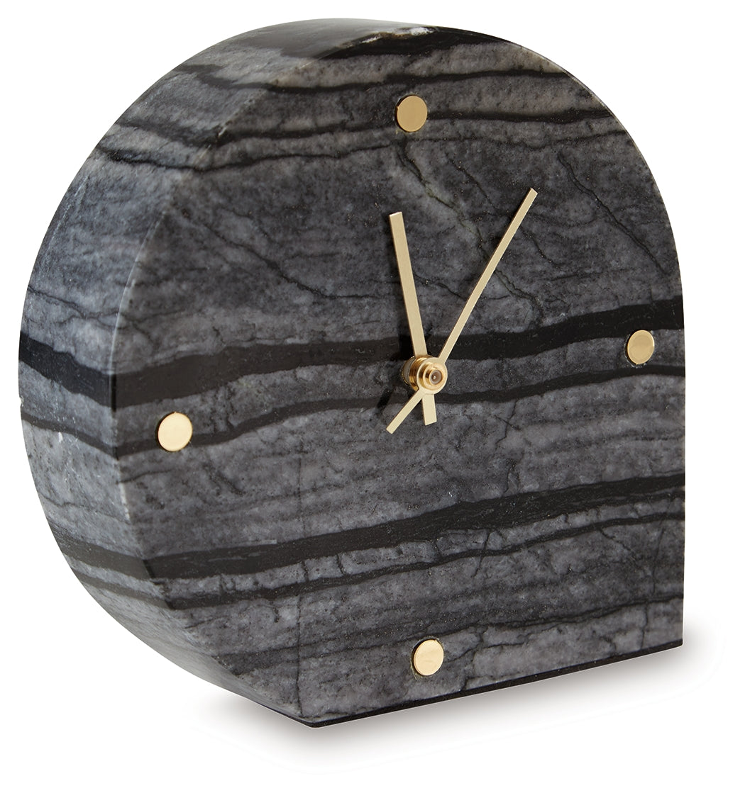 Janmour table clock front angle detail