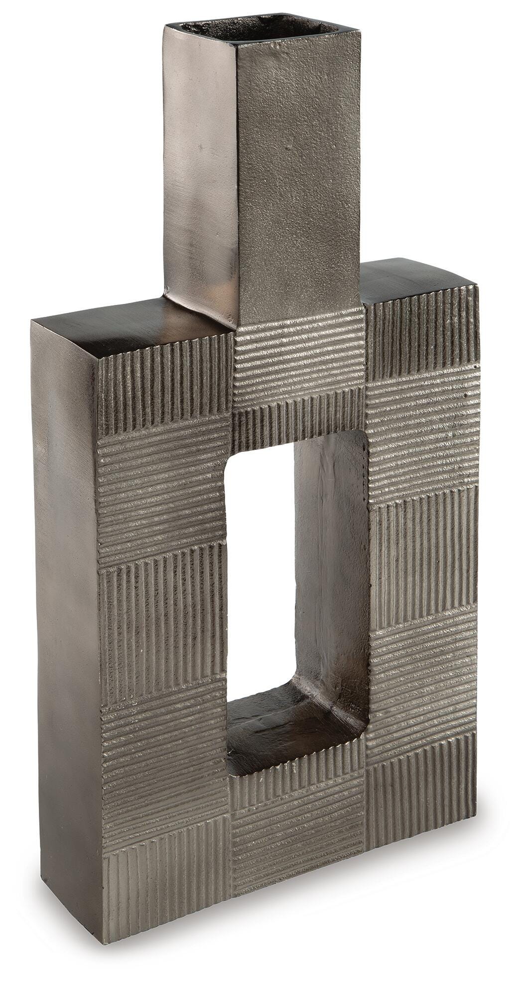 Wrengrove Antique Nickel Finish Vase view 2