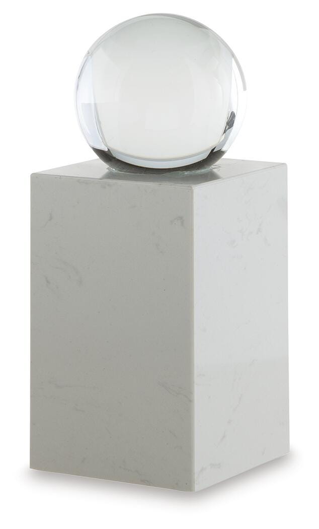 Sellner Clear/White Sculpture angled view