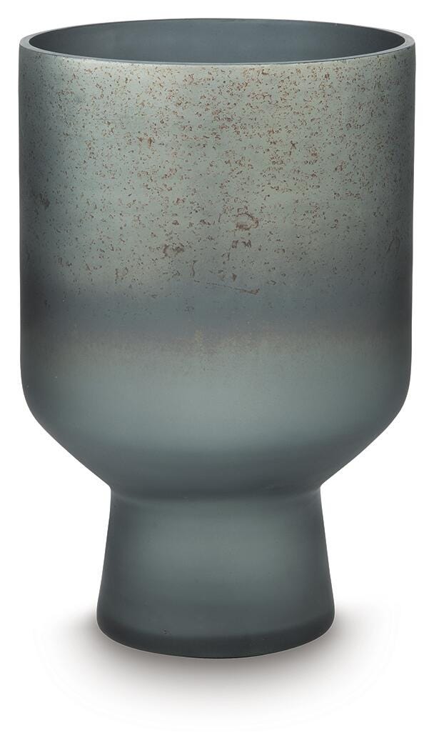 Pennmore Antique Blue Vase side view