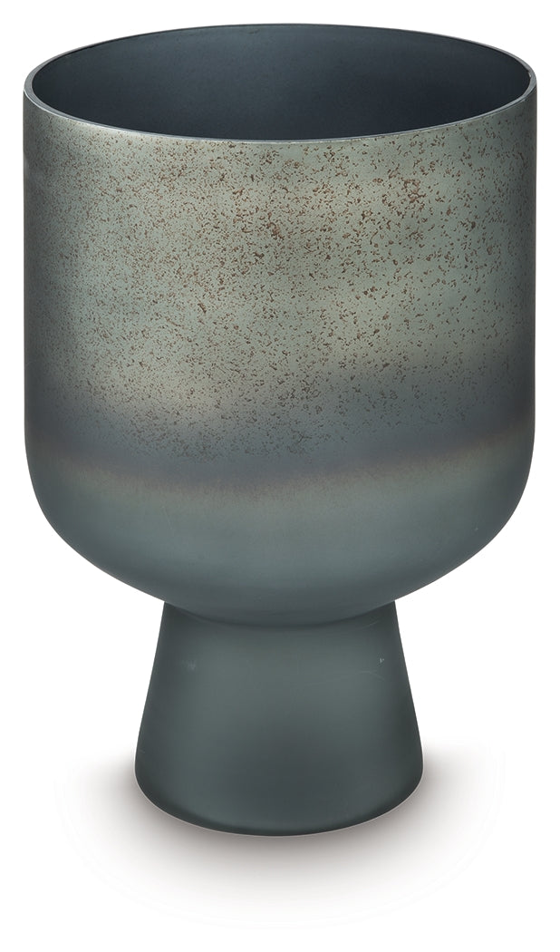 Pennmore Antique Blue Vase on white background