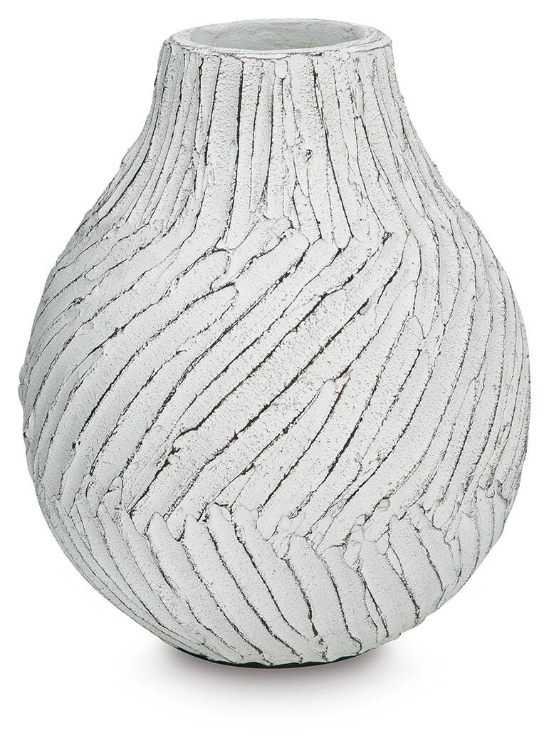 Shelvie Vase side angle showing round silhouette
