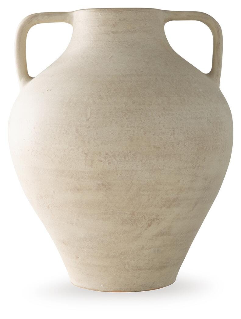 Justy Antique Beige Vase view 3
