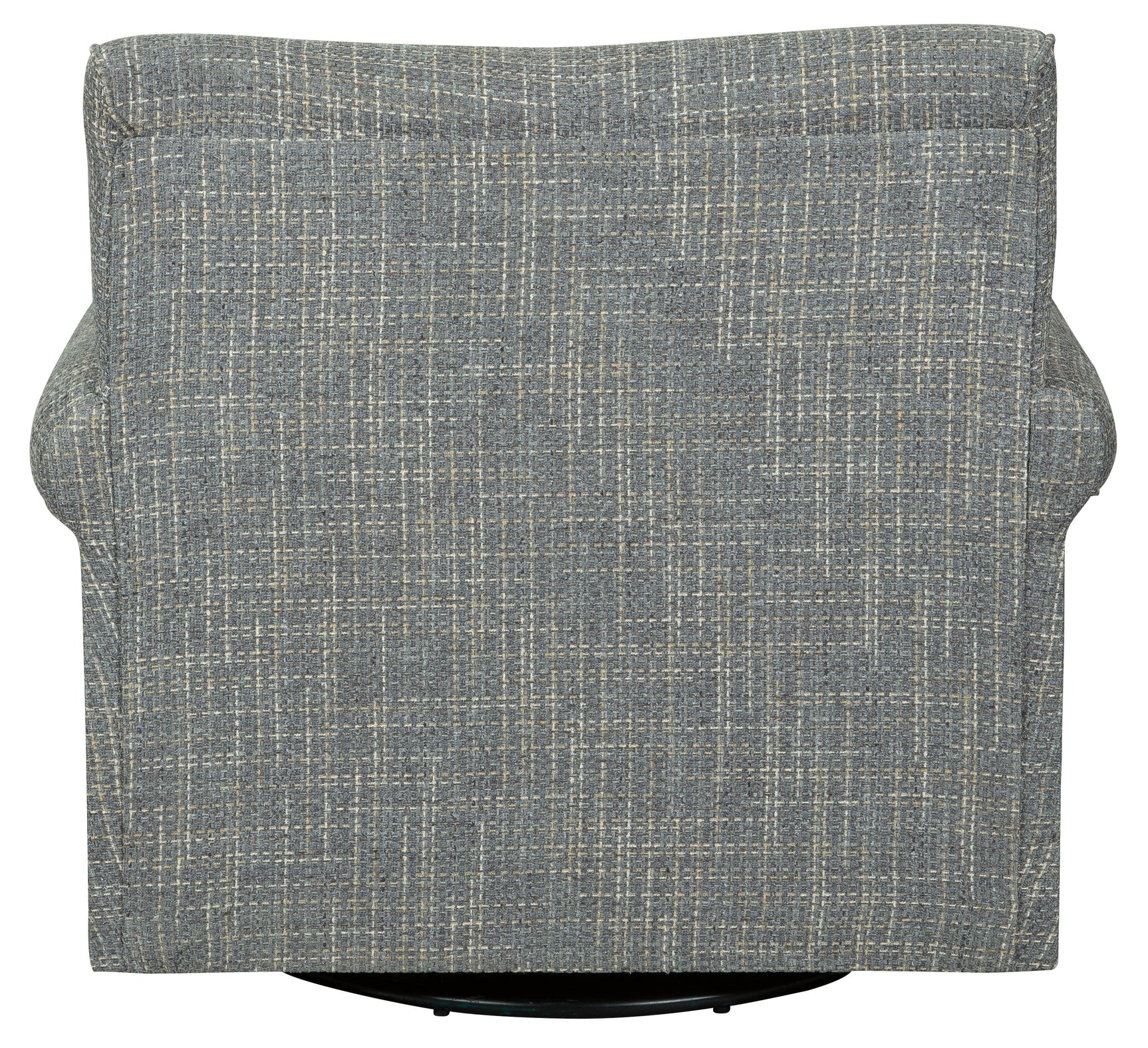 Renley Ash Swivel Glider Accent Chair back view