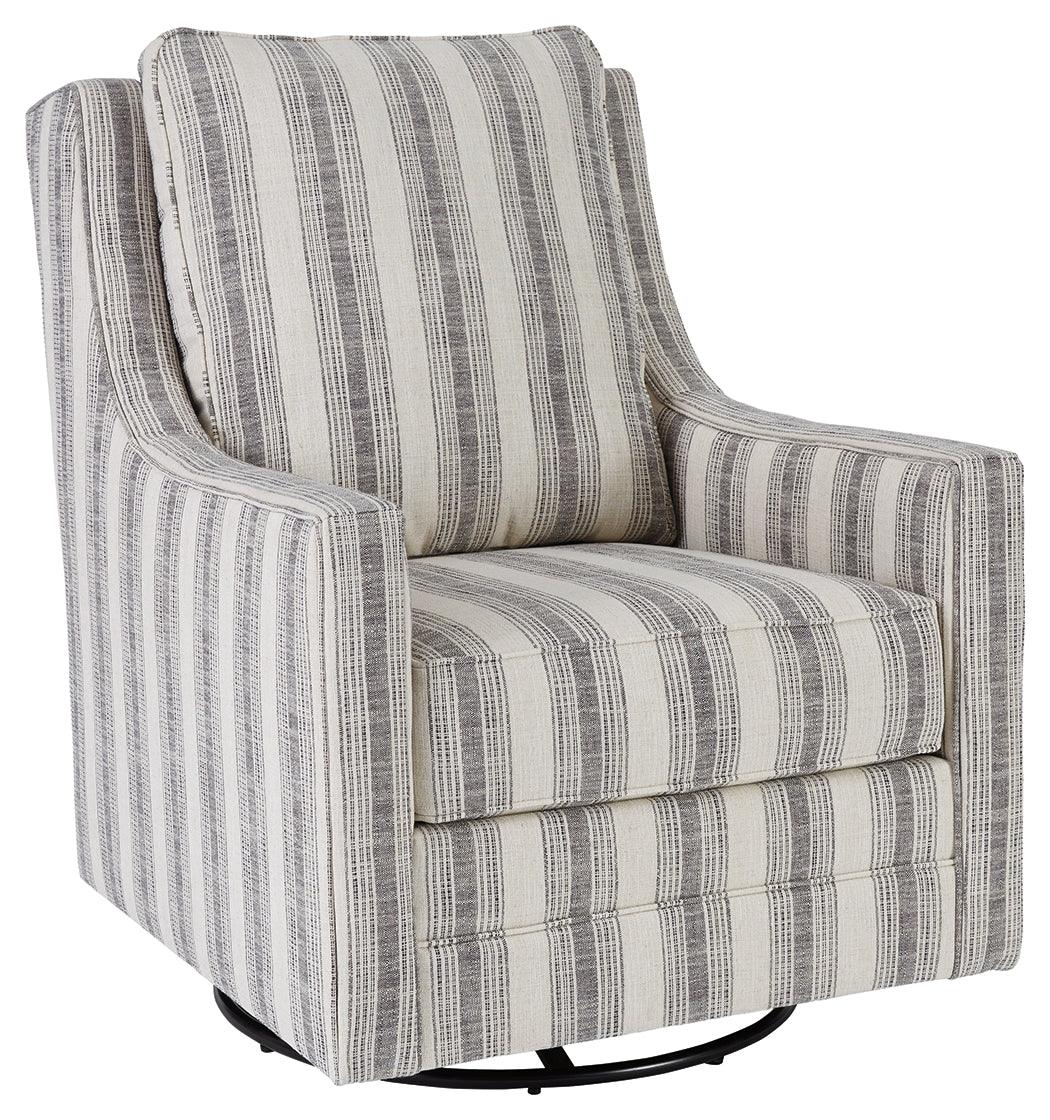 Kambria Accent Chair side view showing slope arm